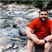 Profesor de música en teletrabajo